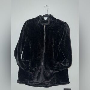 32 Degree Heat Black Faux Fur Jacket